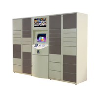 Casier à colis intelligent électronique automatisé en acier laminé à froid de système logistique de casier