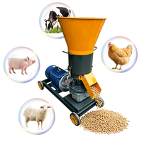 Machine de fabrication de granulés d'aliments pour animaux de ferme (volailles, porcs, moutons) avec réducteur rotatif, capacité 630 kg/h, certifiée CE, OEM
