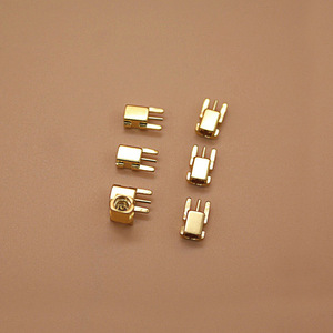 MMCX Pure Copper Gold Plated Headphone Connectors Male Female DIY Audio Cable Accessories <b>Adapter</b> - Product Image 2