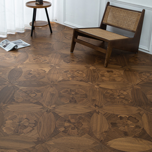 Suelo de Parqué de Teca Multicapa AVANTIMORA de 14 mm, Grado ABC, Antiarañazos, con Sistema T&G, para Proyectos de Diseño de Interiores - Product Image 1