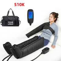 Botas de Compresión de Aire de 5 Cámaras para Recuperación de Piernas, Masajeador Relajante Muscular con Certificación 510(k), con Accesorios Opcionales para Todo el Cuerpo, OEM ODM