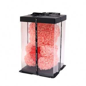 Factory Price Teddy Rose Bear Artificial Flower Gift for Valentines <b>Wedding</b> Christmas - Product Image 2