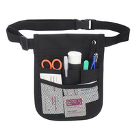 Sac banane unisexe léger et imperméable en polyester à motif dessin animé pour infirmières, pochette de rangement utilitaire pour infirmières avec fermeture éclair