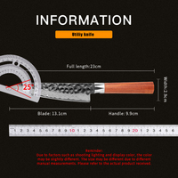 Couteau de cuisine d'usine ensemble de 3 pièces lame en acier damas couteau utilitaire Santoku Chef