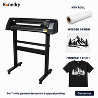 Cortadora de Vinilo por Calor KH-870A para Vinilo Termotransferible HTV de 34 Pulgadas (870mm/780mm) con Software Signmaster para Camisetas y Calcomanías