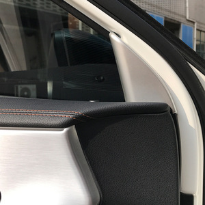 Cardimanson A-Pillar Trim Kit Matte Silver Carbon Fiber Texture For Mercedes-Benz A-Class W177 Interior Modification - Product Image 3