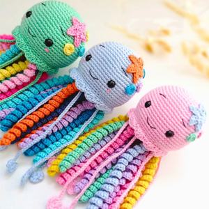 Gran oferta de juguete de <span class=keywords><strong>pulpo</strong></span> bonito de <span class=keywords><strong>ganchillo</strong></span> 100% hecho a mano juguetes de animales de punto de peluche bebé seguro hecho a mano muñeca de <span class=keywords><strong>pulpo</strong></span> de <span class=keywords><strong>ganchillo</strong></span> - Product Image 4