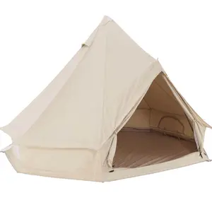כל משפחה מסיבי פסטיבל אוהל מדבר חיצוני דשא בית קמפינג אוהל גדול גודל פעמון אוהל