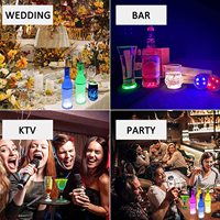 Sous-verre lumineux écologique LED, décoration de bar, présentoir à alcool, décorations de fête pour la remise des diplômes, anniversaire