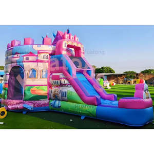 Tobogán Acuático Inflable de PVC Comercial Huatong, <span class=keywords><strong>Castillo</strong></span> Inflable con Diseño de Princesa de Dibujos Animados para Fiestas Infantiles - Product Image 6