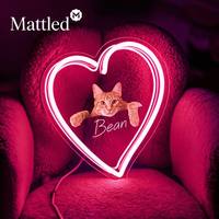 Letrero de Neón LED con Forma de Corazón, Luz de Amor Personalizada |   Lámpara Decorativa Romántica para Pared de Dormitorio |   Regalo de San Valentín para Ella |   Fábrica Mayorista