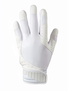 Wholesale Professional Manufacturer Unisex Short Cuff Baseball Batting Gloves <b>Hook</b> Loop Closure Silicone Print Digital Leather - Product Image 2