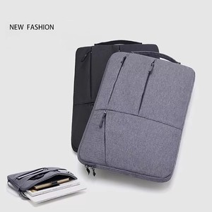 Impermeable de doble capa espesar terciopelo MacBook <span class=keywords><strong>Huawei</strong></span> <span class=keywords><strong>Laptop</strong></span> Tablet bolso de mano para hombres - Product Image 3