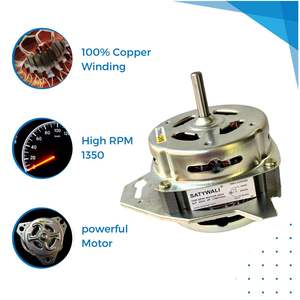 Motor universal de cobre para <span class=keywords><strong>lavadora</strong></span> semiautomática Whirlpool de 6 kg a 9 kg, compatible con la mayoría de las lavadoras domésticas. - Product Image 3