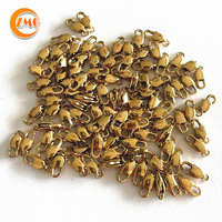 Accessoires de bijouterie de haute qualité en gros, fermoir en acier inoxydable plaqué or 18 carats pour colliers