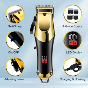 Cortadora <span class=keywords><strong>de</strong></span> Pelo Eléctrica Inalámbrica Profesional <span class=keywords><strong>a</strong></span> <span class=keywords><strong>Precio</strong></span> <span class=keywords><strong>de</strong></span> Fábrica, Nuevo Producto con Pantalla LED y Bajo Nivel <span class=keywords><strong>de</strong></span> Ruido para Recortar la Barba <span class=keywords><strong>de</strong></span> los Hombres - Product Image 3