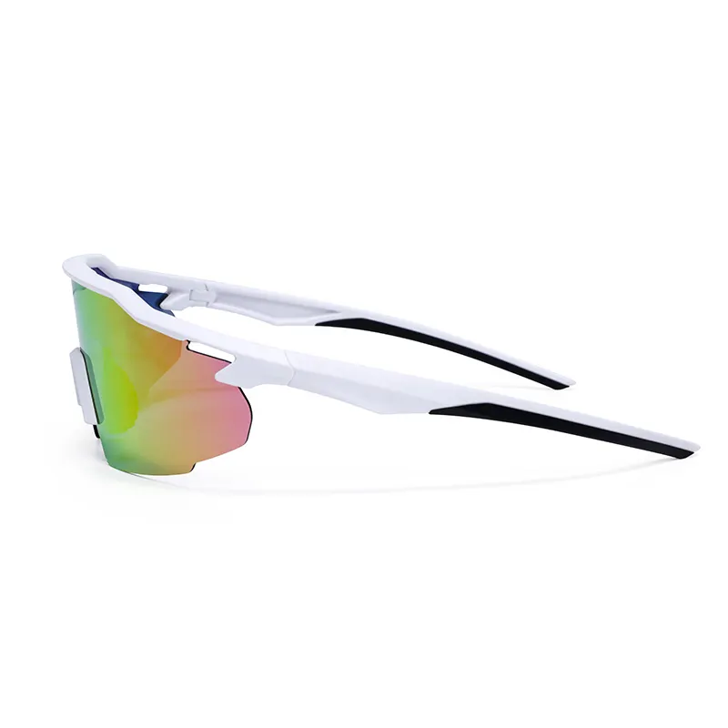 HUBO 521 Lunettes de vélo de montagne roses pour femmes Lunettes de soleil de cyclisme avec lentille photochromique polarisée pour une utilisation sportive