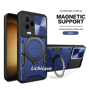 Lichicase 360 funda de parachoques anticaída con ventana de empuje de lente todo incluido para itel A70 funda trasera multifuncional - Product Image 4