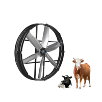 Ventilateur à panneaux à persiennes de 72 pouces en gros avec système de refroidissement haute efficacité pour poulaillers et grandes serres