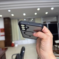 Funda para Teléfono Móvil A57/S26/S25EDGE, Transparente, con Sensación de Piel, Magnética, Tridimensional, Moderna y Resistente a Caídas