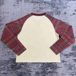 TS3820 Alta Qualidade Heavyweight Camisa Impressão Personalizada Waffle Térmica Longsleeve Tee100 % Algodão Tshirt Homens <span class=keywords><strong>OEM</strong></span> - Product Image 6