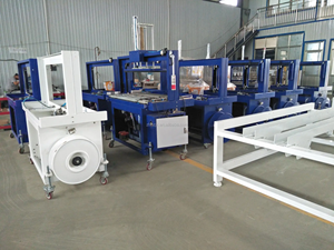 ZHENHUA Semi Automatique Carton Ondulé Pp Ceinture <span class=keywords><strong>Stapper</strong></span> Boîte De Regroupement Cerclage Faisceau Rétractable Emballage Machine D'emballage - Product Image 6