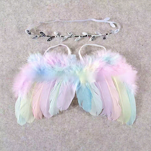 Nouvel ensemble porte-bébé style ailes d'<span class=keywords><strong>ange</strong></span>; Accessoire photo nouveau-né pour un mois; Vente en gros usine; Entièrement fait main - Product Image 4