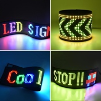 Panneau de pixels à matrice LED pour voiture DIY RGB Lighting Devil Eyes Light Graffiti Scrolling Text Board Windshield Advertising Screen