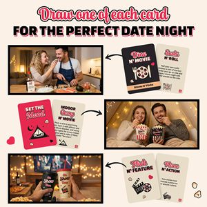 Caja para Cine en Casa, Caja para Cita Romántica, Regalos Perfectos para el Día de San Valentín para Parejas, Manta, Tazón para Palomitas, Cubos, Vasos Reutilizables - Product Image 6
