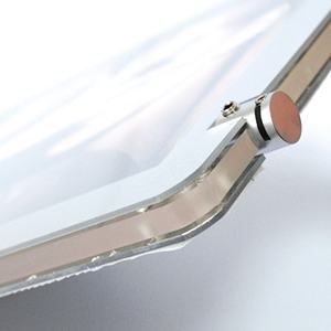 Cadres de boîte à lumière LED A4 en cristal Agent immobilier suspendu illuminé Affichage numérique de fenêtre arrière de voiture - Product Image 3