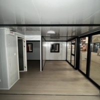 Maison bon marché, luxe moderne, maison modulaire en panneaux sandwich en acier de 20 pieds et 40 pieds, maison préfabriquée, hôtel modulaire préfabriqué