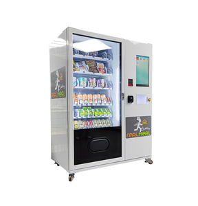 เครื่องจำหน่ายบะหมี่กึ่งสำเร็จรูปตู้จำหน่ายน้ำนมชาน้ำร้อนฟรี - Product Image 1