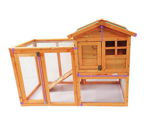 2024 nuovo da esterno in legno pollaio coniglio Hutch casa coniglietto gabbie di porcellini d'India per la vendita - Product Image 1