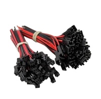 Conector jst de 2 3 4 5 pinos, conector macho/fêmea com fio sm, luz traseira de cabo de luz led, conetor automotivo para cctv