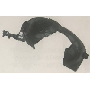 Garde-boue avant Chevrolet Malibu 2013-2016, plastique noir, pièce de rechange CV66013 - Product Image 2