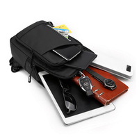 Nouveau design de sac à connecteur USB Messenger Style sac portable d'extérieur sac à bandoulière en nylon de haute qualité pour hommes