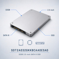 SDT2A032GKKBCAA0ESA0 SSD industriel SATA III 32 Go 2,5 pouces pour serveur, stockage de données d'entreprise, centre de données