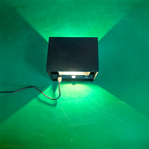 6 Wát cảm biến chuyển đổi điều khiển thiết kế mới USB nhôm <span class=keywords><strong>Led</strong></span> tường ánh sáng không thấm nước vuông màu đen cho home & HOTEL cho phòng khách - Product Image 4