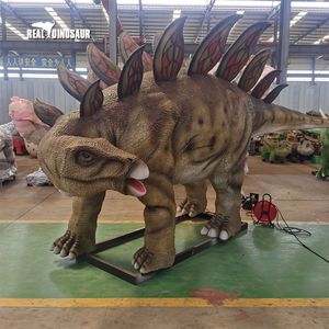 Modelo de <span class=keywords><strong>Estegosaurio</strong></span> Animatrónico Gigante, Robótico, de Tamaño Real, Realista, con Fibra de Vidrio y Metal para Uso en Centros Comerciales Interiores - Product Image 6