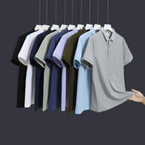 Camisetas Polo Personalizadas de Secado Rápido para Hombre, Camisetas de Golf Deportivas de Manga Corta con Cuello y Color Sólido de Nailon para Mujer, Camisetas Casuales para Adultos - Product Image 1
