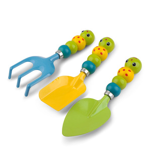 Ensemble de 3 outils de jardin Caterpillar pour enfants, pour la plantation en plein air et les jeux de sable - Product Image 1