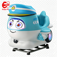 Machine de jeux d'arcade MP5 pour enfants, camion de pompiers, manège pour enfants, à monnayeur, en métal et fibre de verre, jeu de balançoire pour enfants, version anglaise