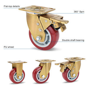 מפעל סין 4/<span class=keywords><strong>5</strong></span>/6/8 אינץ '200/250/300/350 ק "ג מלגזה חלקים סופר כבד כבד ברזל פס קור גלגל קור - Product Image 2