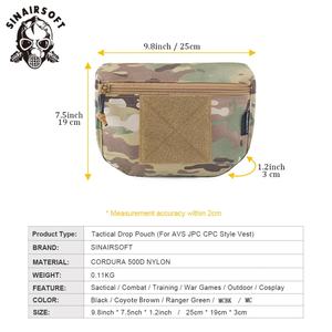 กระเป๋าคาดเอวกันน้ำแบบยุทธวิธีเคลือบไนลอน 500D น้ำหนักเบา พกพาสะดวก - Product Image 6