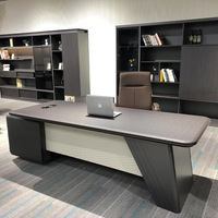 JINS Boss Table de bureau avec tiroirs Bureaux élégants de luxe Ensemble de meubles de bureau