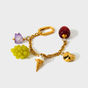 Ndy High-Transparency Crystal Pendant Color-<strong>Changing</strong> Beaded Wrist Chain Floral Mobile Phone Strap Lanyard for Mobile <strong>Devices</strong> - Product Image 6