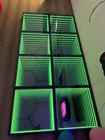 Enseigne néon 3D personnalisée Décoration événementielle Néons à LED Miroir Infinity Enseigne néon pour décoration de bar Fournisseur de fêtes