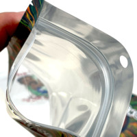 Sachet Mylar personnalisé imprimé pastèque, pochette à fermeture éclair autoportante, emballage en feuille d'aluminium anti-odeur pour bonbons, snacks et aliments