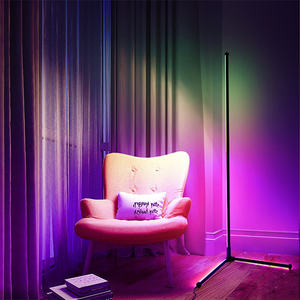 Moderno aluminio Smart Dream Color App Control remoto música esquina Led tubo de luz sala de estar - Product Image 3