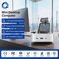 Mini PC Intel Core I5-1235U al por Mayor de Fábrica, 32GB DDR5, SSD PCIe NVMe, Triple Pantalla 4K, Tipo C, Computadora de Escritorio para Punto de Venta